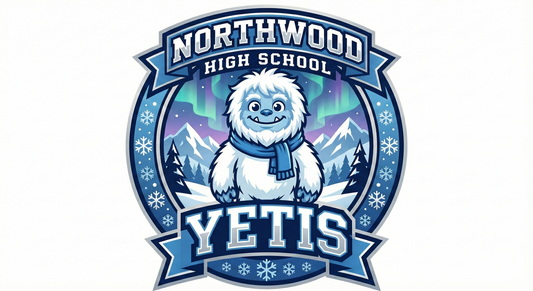 Kids Shirts | Fun Design | North Woods High Yetis