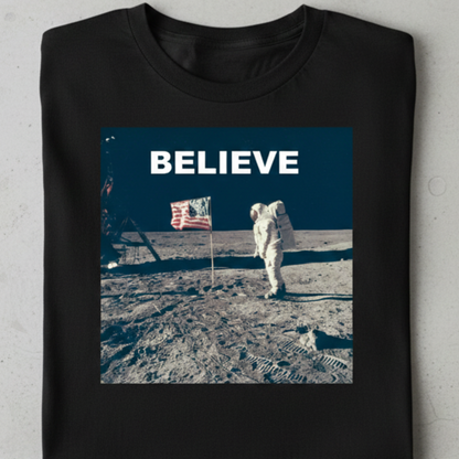 Believe! Buzz Aldrin steps on the Moon