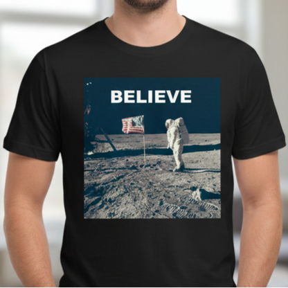 Believe! Buzz Aldrin steps on the Moon