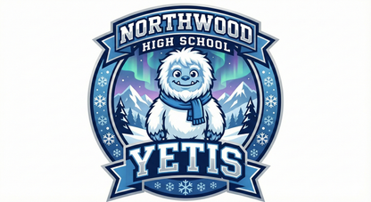 Kids Shirts | Fun Design | North Woods High Yetis