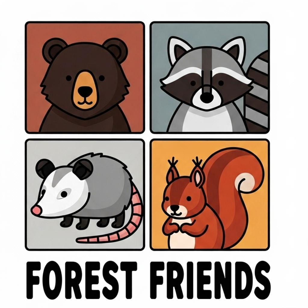 Forest Friends - Kids Tee