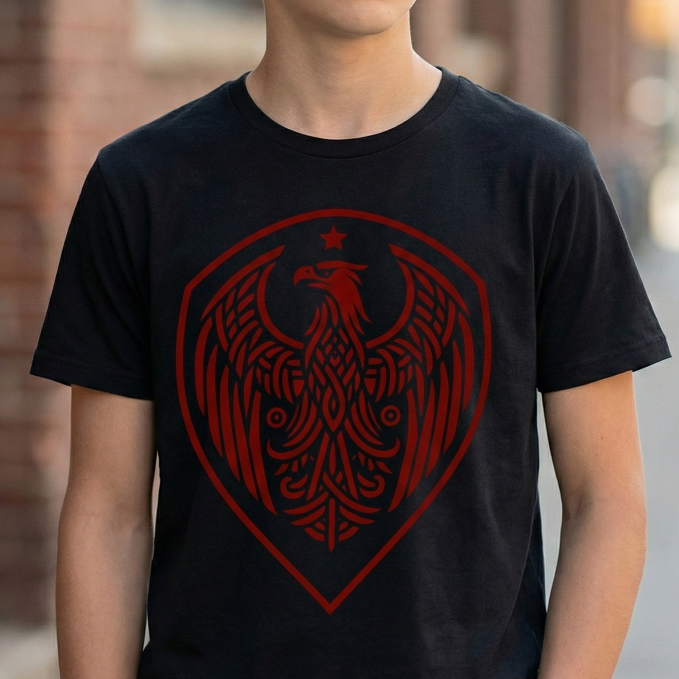 The Guardian: Celtic American Eagle Tee